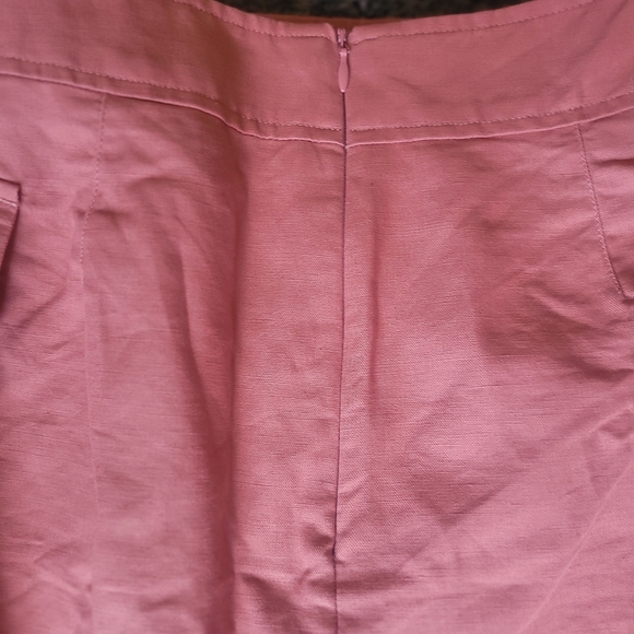 NWOT Banana Republic Factory wrap mini skirt in pink amaretti size 6 - Picture 5 of 6